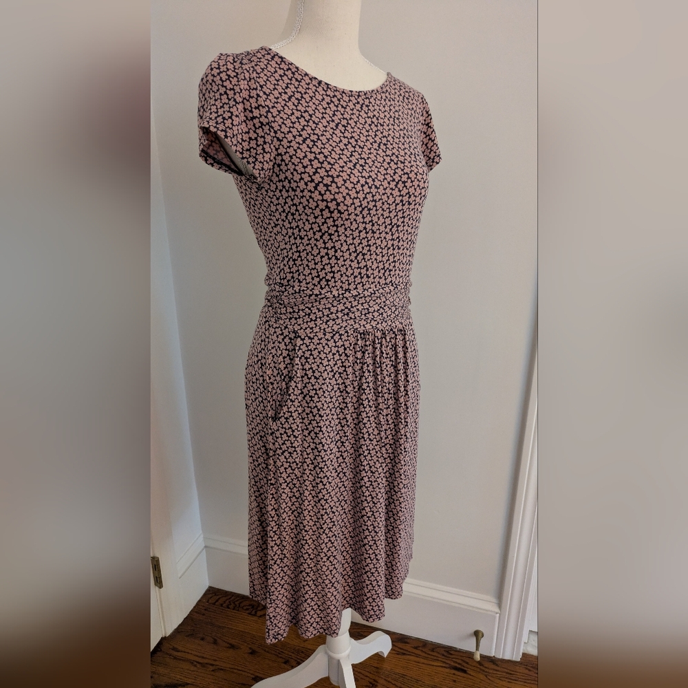 Boden Daisy Print Amelie Jersey Dress, Small Petite - Picture 7 of 10